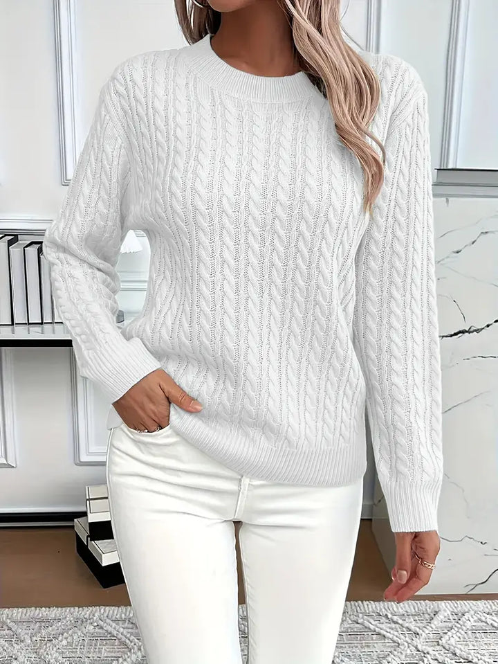 Evelyn | Cable Knit Sweater