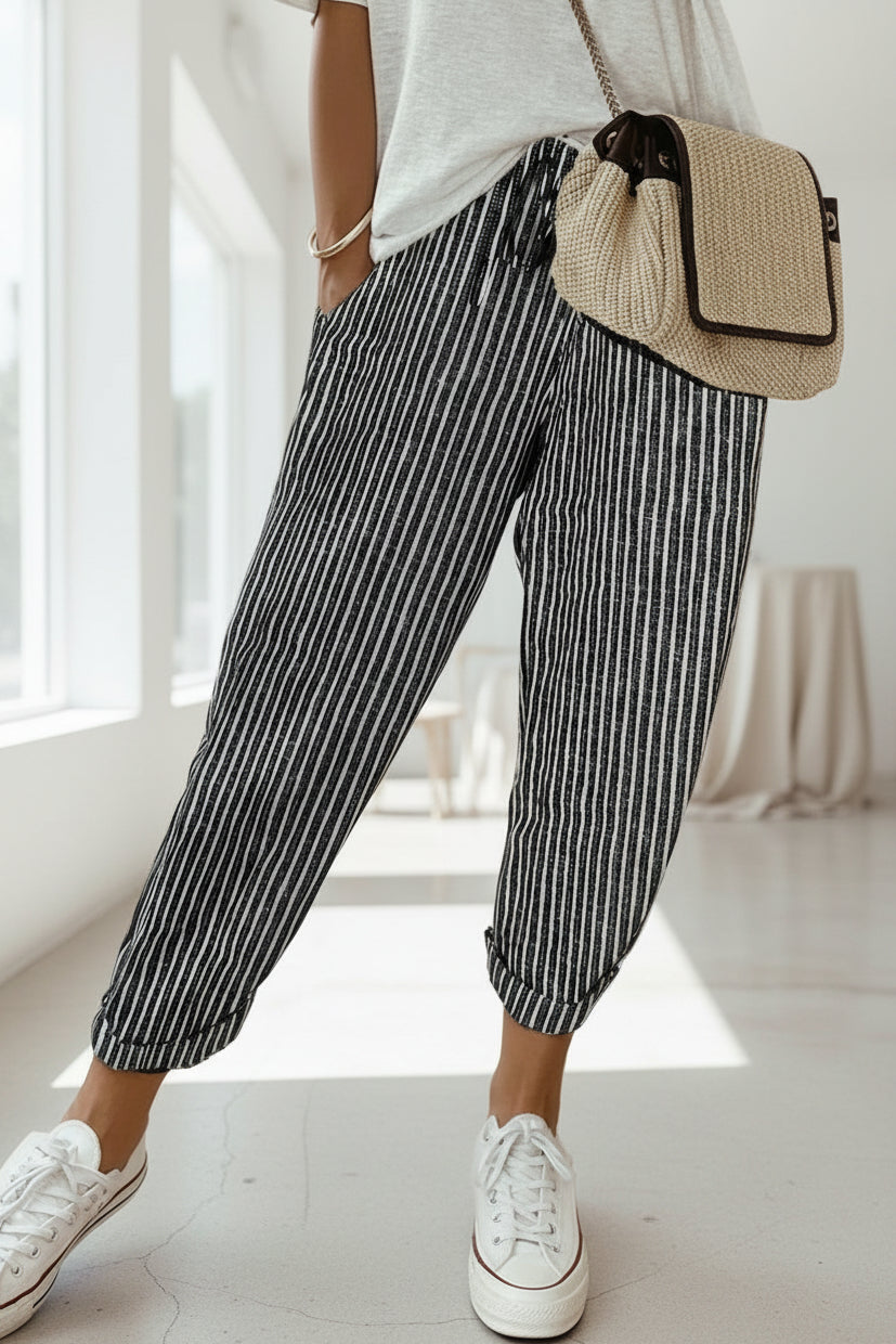 Noemi | Relaxed Stripe Pants