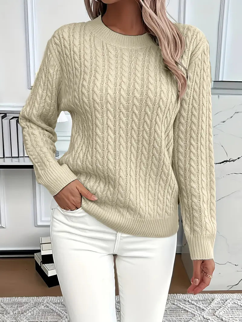 Evelyn | Cable Knit Sweater