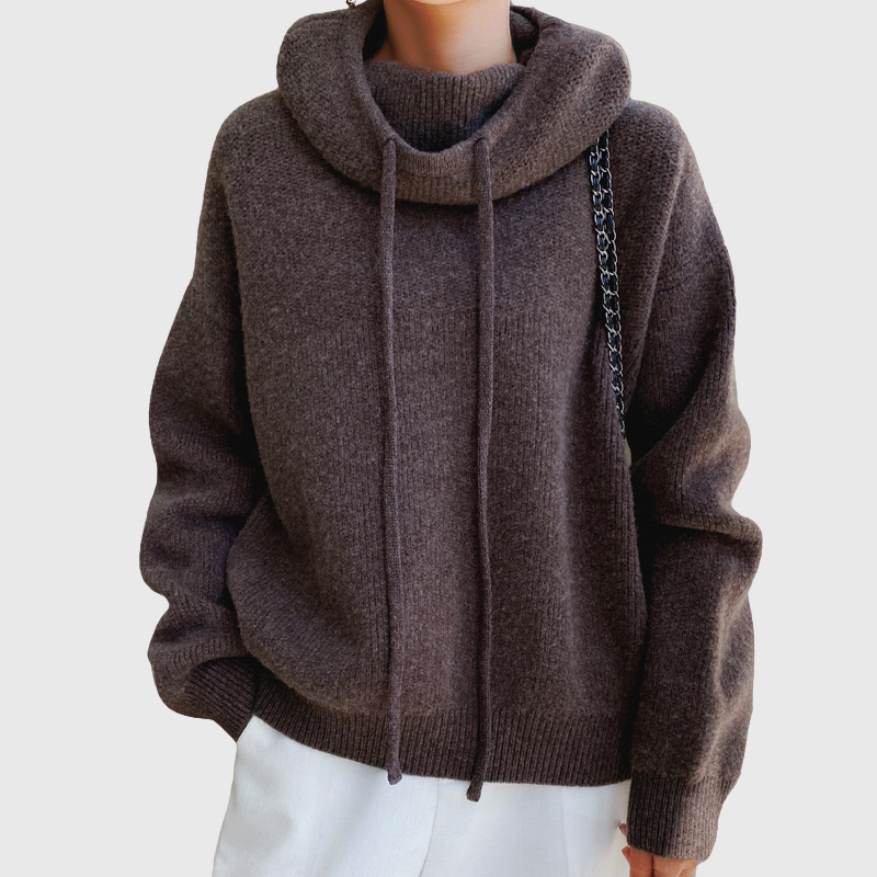 Thea | Turtleneck Hoodie