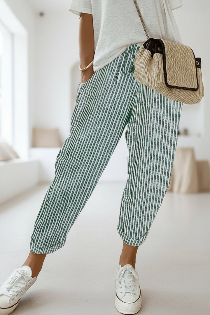 Noemi | Relaxed Stripe Pants