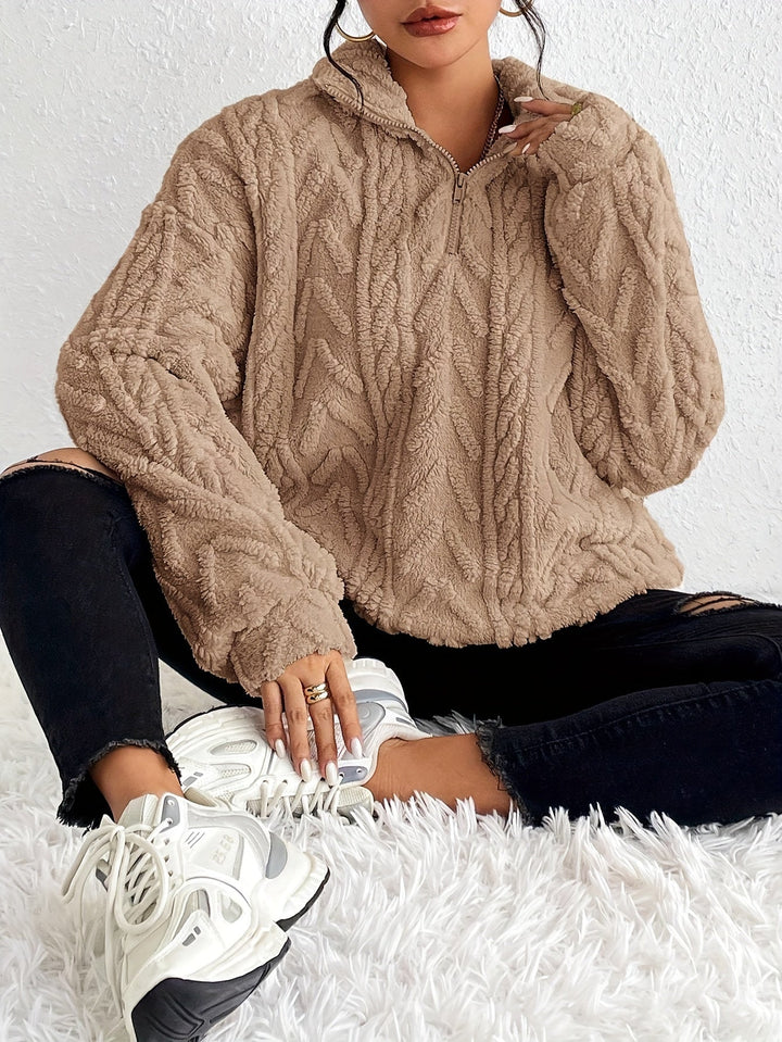 Zoe | Quarter-Zip Sweater