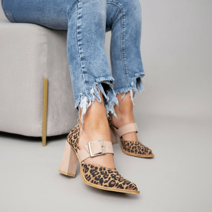 Loena | Elegant Leopard Heels