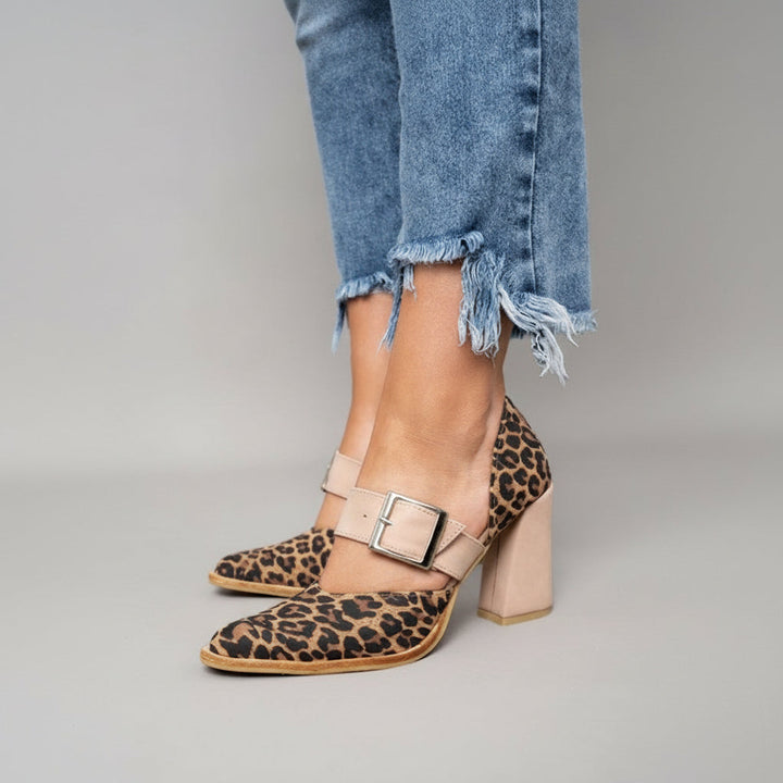 Loena | Elegant Leopard Heels